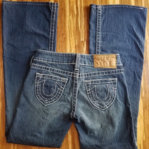 True Religion Denim - True Religion Candice Natural Big T Bootcut Jeans